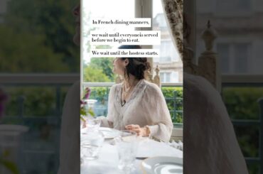 Dining Etiquette #shorts #elegant