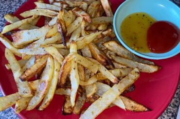French fries in Air Fryer | How to Make Crispy French Fries Recipe I Homemade Perfect French Fries