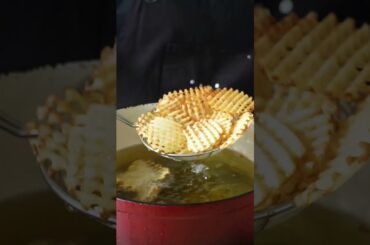 PERFECT Waffle Fries At Home