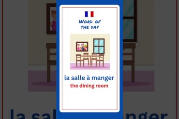 How To Say Dining Room In French | French For Beginners