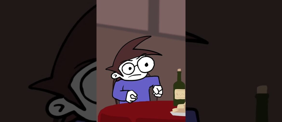 Dinner With French Cat (Animation meme) #shorts