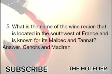 FOOD AND BEVERAGE FRENCH WINE INTERVIEW QUESTIONS AND ANSWERS #wine #frenchwine
