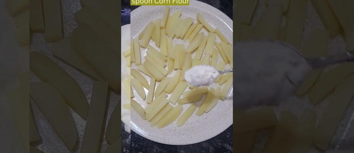French Fries Made by Yasmeen Khan|Crispy and easy french fries recipe shorts video#39#yasmeenkitchen