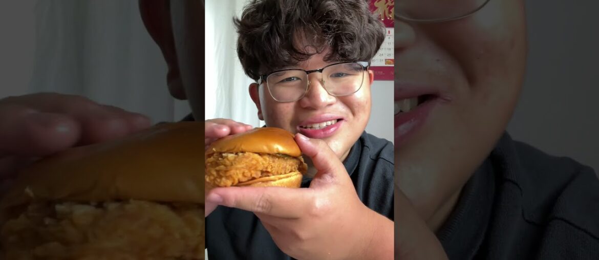 A Chicken Burger, Not Sandwich