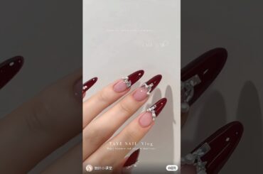 red wine french tip nails inspo #nails #nailart #naildesign #nailtutorial #nailicious