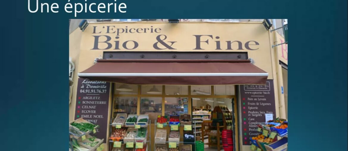 French: Specialty shops in France