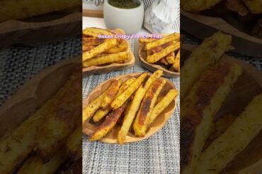 Best Healthier, Crispier & Tastier Baked French Fries You’ll Ever Have # bestsnacks #foodie