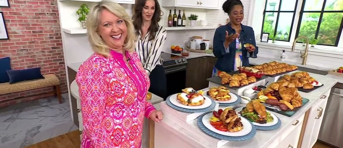 Authentic Gourmet 18 Large French Butter Croissants on QVC