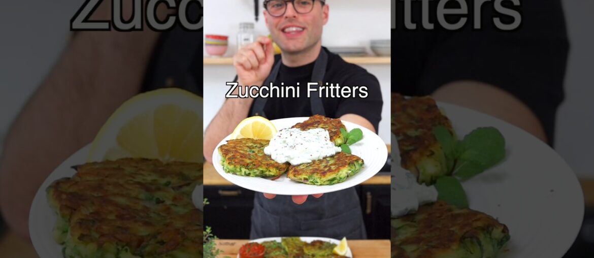 Zucchini Fritters (vegetarian & vegan)