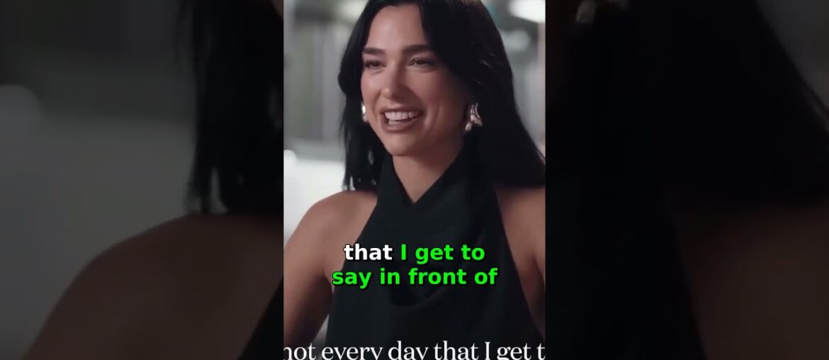 Dua Lipa sits down with Vogue India for some delicious fine-dining