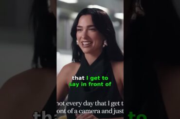 Dua Lipa sits down with Vogue India for some delicious fine-dining