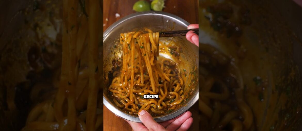 EASY 10 Minute Chili Oil Noodles Recipe