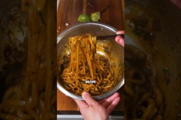 EASY 10 Minute Chili Oil Noodles Recipe
