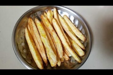 banana french fries recipe | jain french fries | easy & testy | #short | meghanasreallife