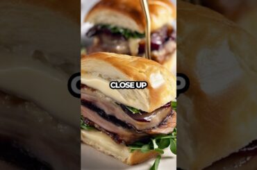 French Renaissance Duck Confit Sliders: Gourmet Made Easy! #Shorts