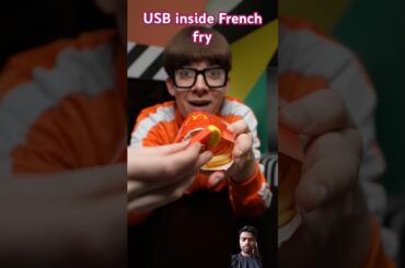 USB inside french fry #shorts