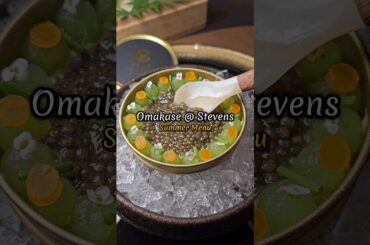 New Summer Menu featuring French-inspired Kaiseki dining