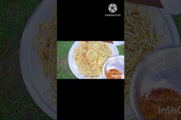 French fries making in village style #food #frenchfries #villagefood #pizza #burger #shorts
