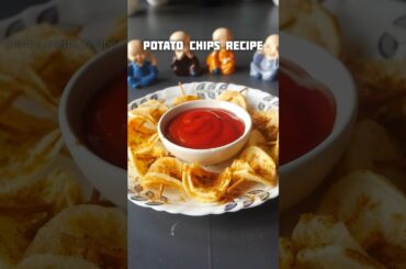 Crispy potato chips Recipe #shorts #viral #snacks #potato