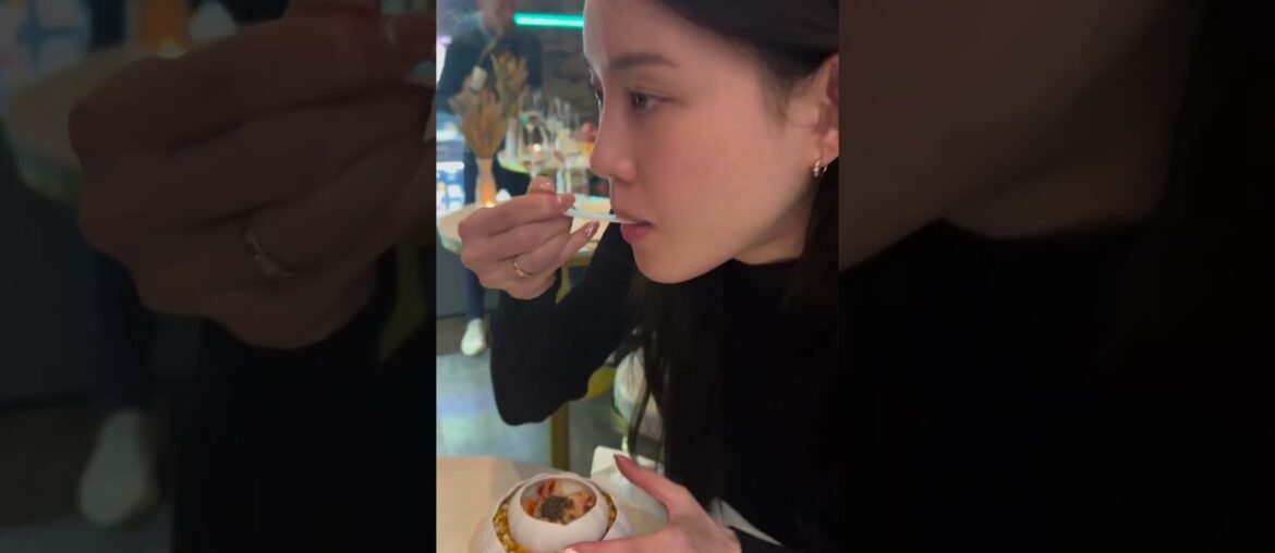 Our First Caviar Tasting #shorts #nyc