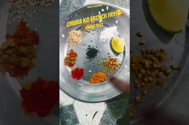 chiura ko french fry unique taste#deliciousfood #subscribe #recipe #like