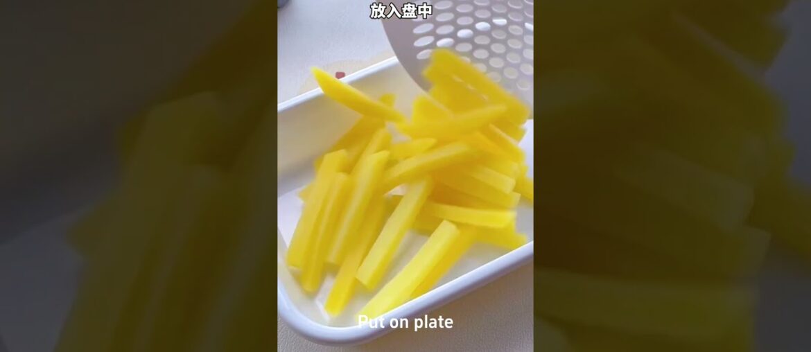 Easy Homemade French Fries Recipe: Healthy and Delicious! #cooking #delicious #food