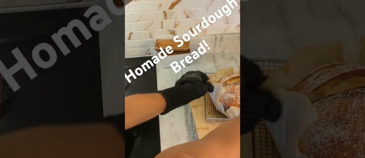 Watch the Full Video on how I stress-free baked my sourdough bread! It's worth your time! #sourdough