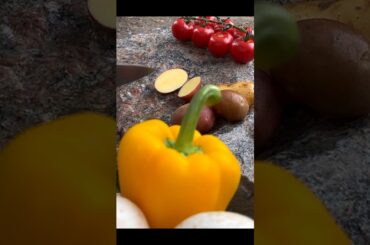 Fried potatoes with smoke. The best cooking recipe potatoes with mushrooms.