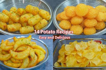 14 Amazing Potato Recipes!! Collections! French Fries, Potato Chip, Potato Balls,Potato Snacks!