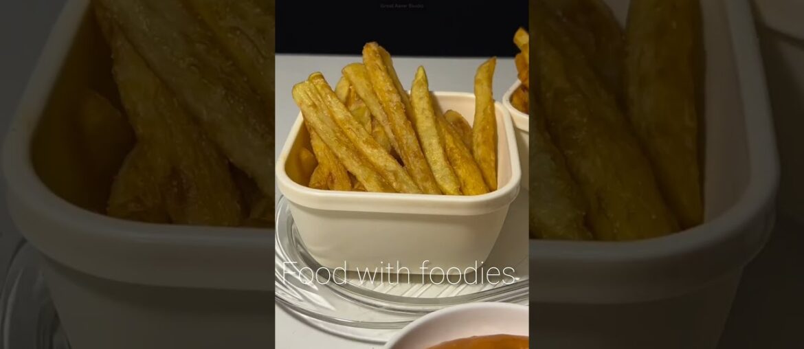 #trending #food #shortvideos #viral #asmr Krispy french fries recipe