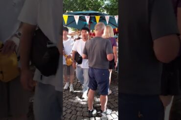 Traditional Prague French market in kampa park #prague #wine #macron #streetfood #food #seafood