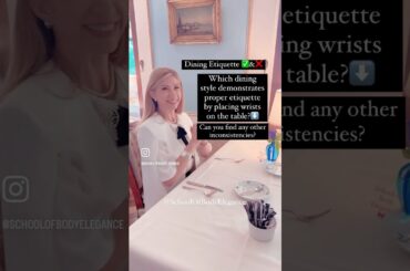 Dining Etiquette: Can you identify this dining style? #deportment #diningetiquette #etiquettetips