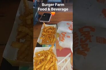 Burger Farm Food & Beverage | Mojito French Fries And Burger | #shorts #viral #youtubeshorts #short