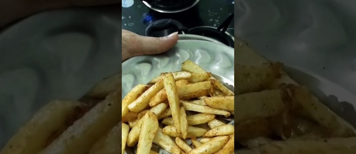 Ghar per banaye bacchon ke liye French fry#video #food #recipe #viral