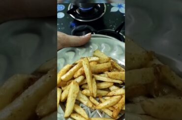 Ghar per banaye bacchon ke liye French fry#video #food #recipe #viral