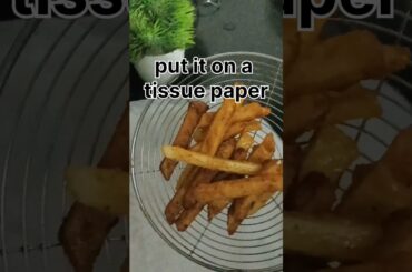 how to make french fries at home | best french fries #famousfood #tastyfood #shorts #khansahiiba2.0