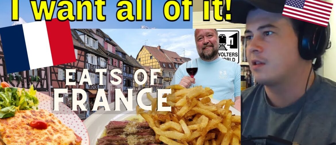 American Reacts The BEST French Food - What to Eat in France