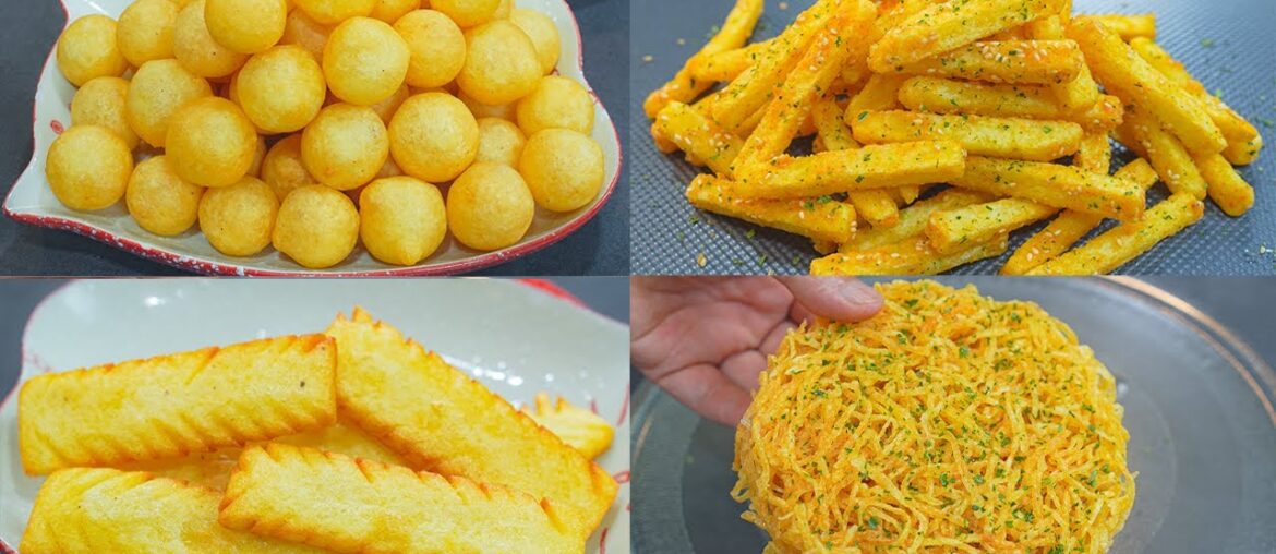 6 Simple and Quick Crispy French Fries Recipes! With 2 POTATOES! Will delight the whole family! 6 Simple and Quick Crispy French Fries Recipes! With 2 POTATOES! Will delight the whole family!