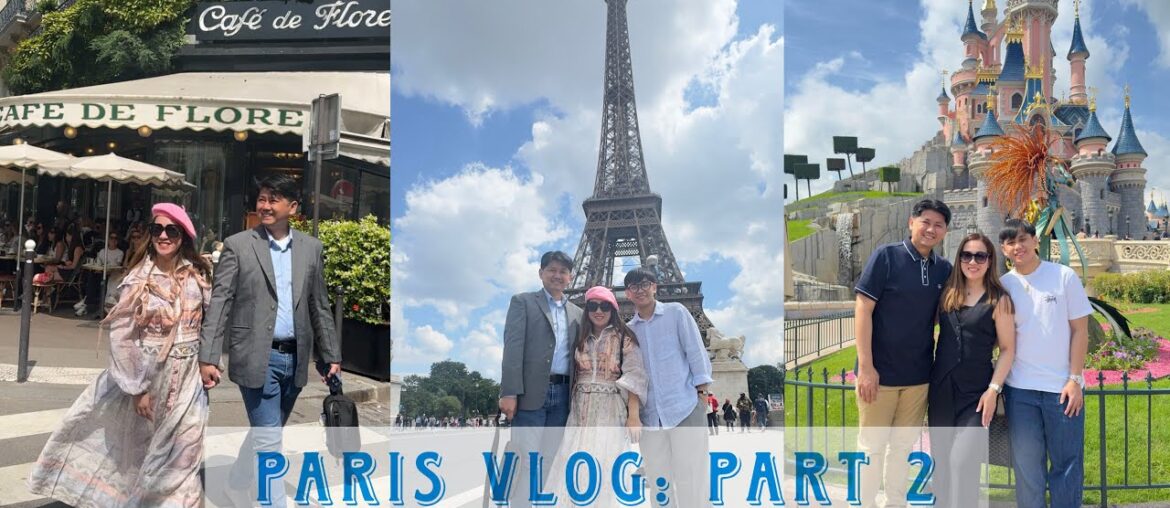 Paris Vlog Part 2: Disneyland, Eiffel Tower, Arc di Triomphe, Seine River, Outlet Shop, & more!