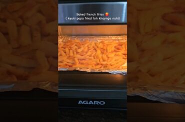 Baked French fries recipe  #frenchfries #youtubeshorts #shorts