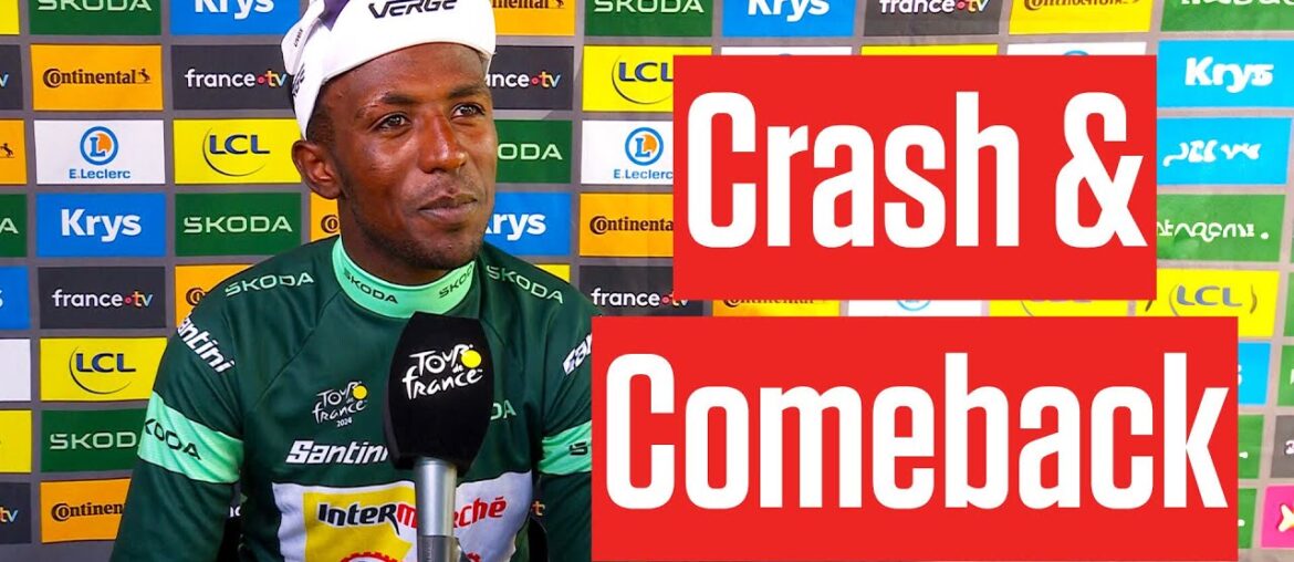 Biniam Girmay Bangs Knee In Crash, But ‘No Problem’ In Tour de France 2024 Biniam Girmay Bangs Knee In Crash, But 'No Problem' In Tour de France 2024