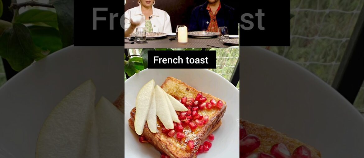 FRENCH TOAST | MADHURI DIXIT's Favourite Breakfast Recipes #celebrity  #trending#food #shorts