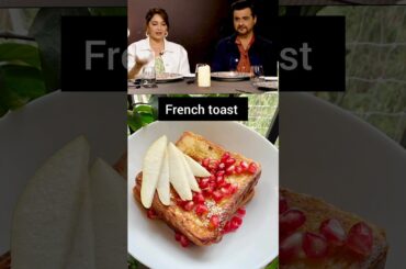 FRENCH TOAST | MADHURI DIXIT's Favourite Breakfast Recipes #celebrity  #trending#food #shorts