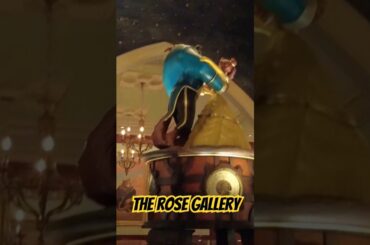 Entering the ROSE GALLERY in the Be Our Guest Restaurant #shorts #disney #beautyandthebeast #like