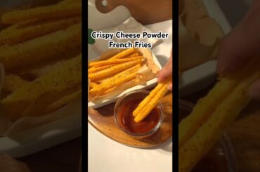 How to Make Crispy Cheese Powder French Fries at Home | Secret Recipe Revealed #cooking #shorts