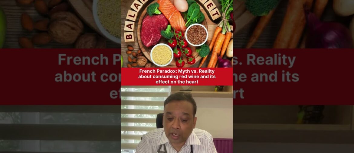 French Paradox: Myth vs. Reality about consuming red wine and its effect on the heart #viralvideo