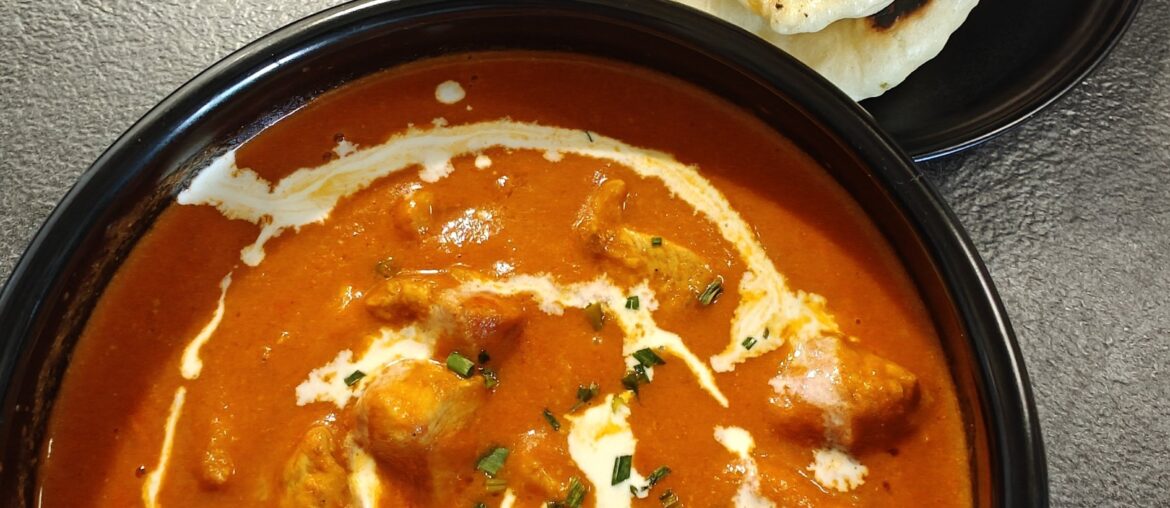 Butter Chicken & Cheese naans