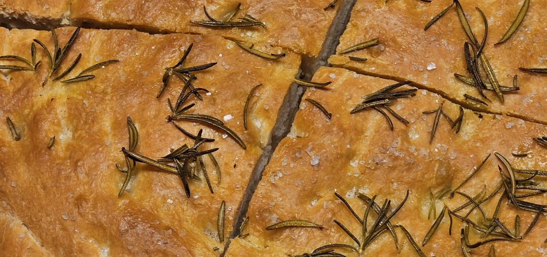 Homemade Focaccia with freshly harvested rosemary; and a Tomato Soup made from 2 kg tomatoes, about 75 ml cream and some spices