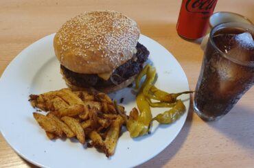 Sunday dinner smash burger