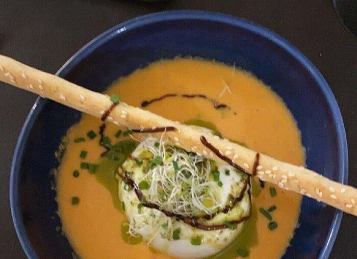 Petit repas en terasse